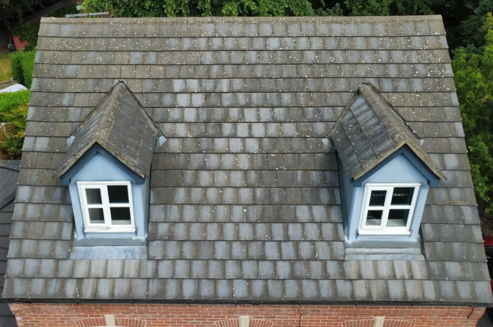Roof cleaning job photo, Runcorn