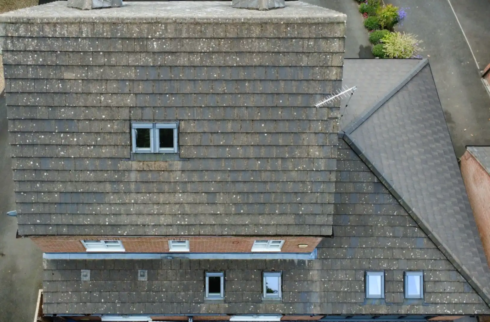 Roof cleaning job photo, Runcorn