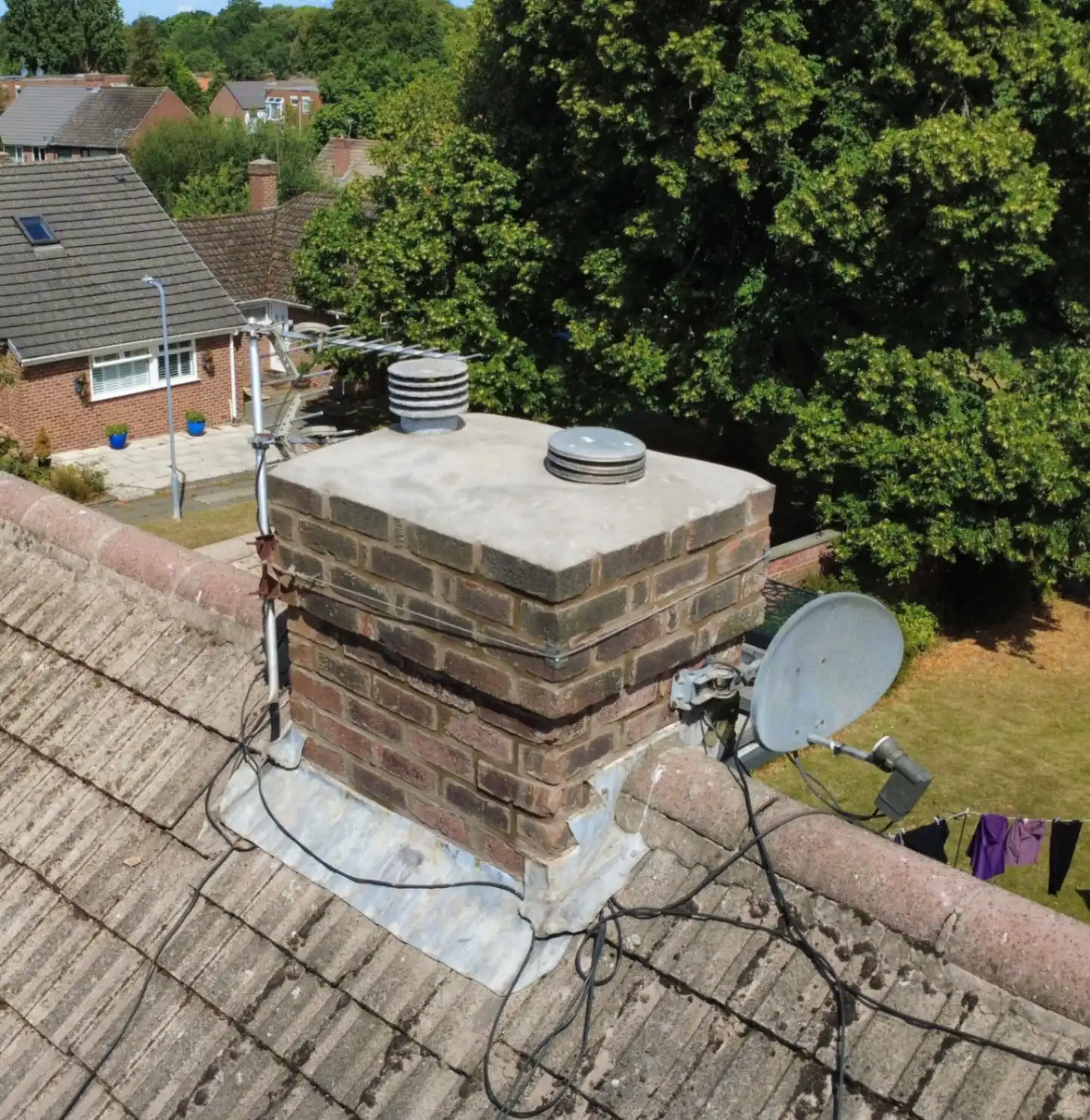 Roof repairs job photo, Liverpool