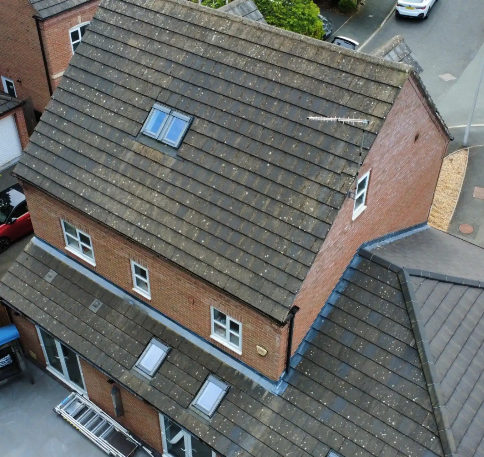 Roof cleaning job photo, Runcorn