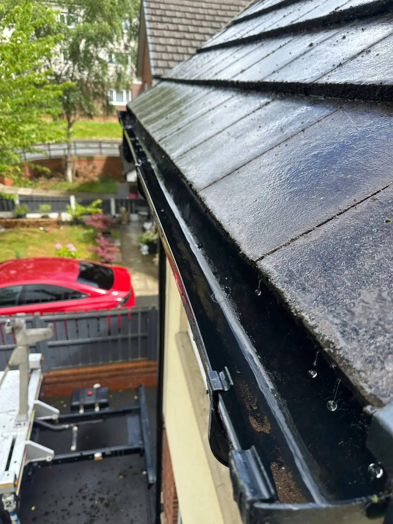 Gutter Cleaning — after
